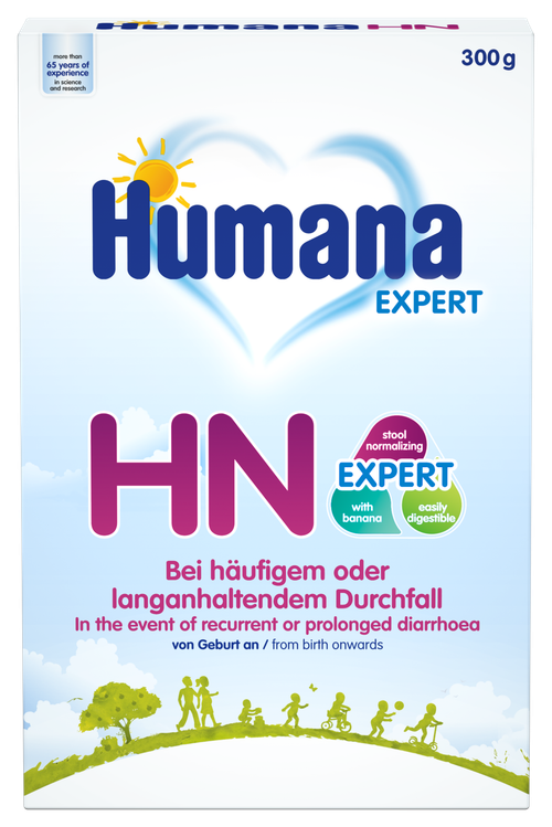 Смесь низколактозная Humana HN с пребиотиками с 0 месяцев, 300 гр.