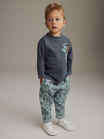 Лонгслив для мальчика Next B74-593, Темно-серый