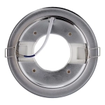 Встраиваемый потолочный светильник под лампу GX53, серебро / серая, без лампы