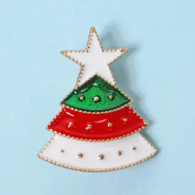 Брошь «Новогодняя Коллекция- Ёлочка» 3*2,5 см