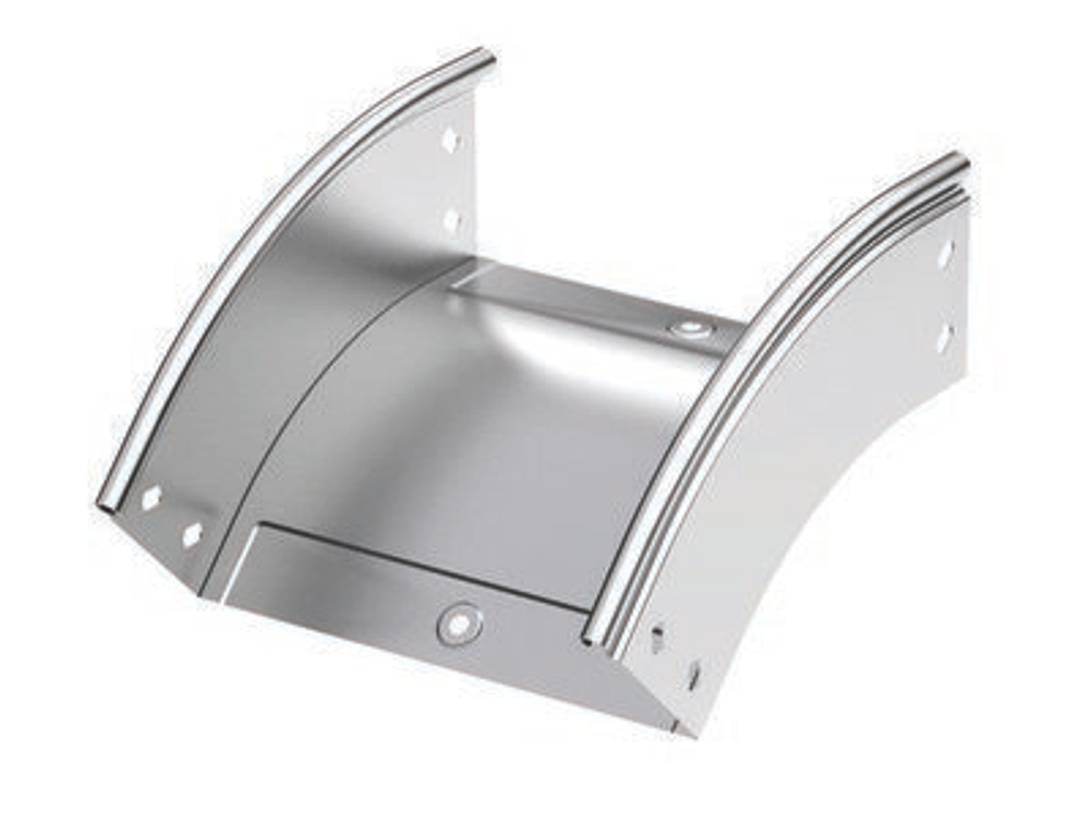 Угол CD 45 вертикальный внеш. 45° 150х100 в комплекте с крепежнымиэлементами и соединительными пластинами, необходимыми для монтажа, цинк-ламельный