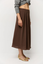 Юбка летящая из купры