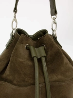 сумка через плечо маленькая натуральная замша