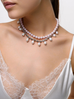 Колье "Rich Pink" Silver