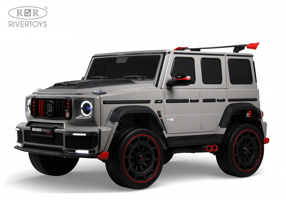 Детский электромобиль RiverToys Z888ZZ GREY/серый