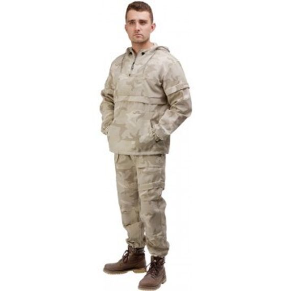 Костюм противоэнцефалитный Helios СТОП-КЛЕЩ р. 60-62 бежевый камуфляж