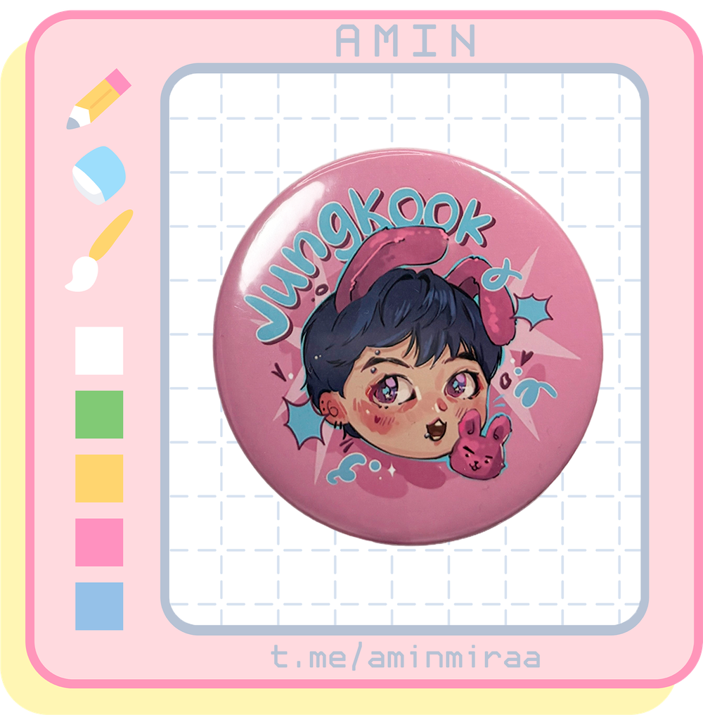 Плюшка / Значок #13 / BTS