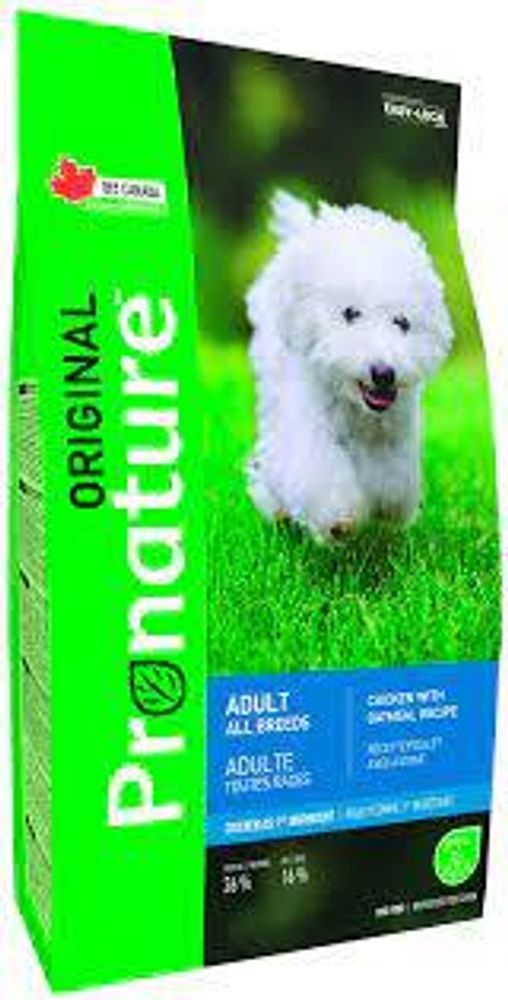 Сухой корм Pronature Original для собак всех пород курица 11,3 кг Сухой корм Pronature Original для собак всех пород курица 11,3 кг