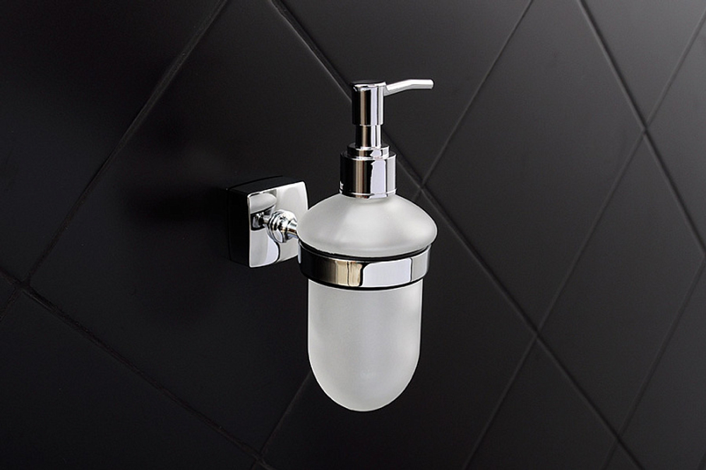 Дозатор жидкого мыла Fixsen Kvadro, хром (FX-61312 )