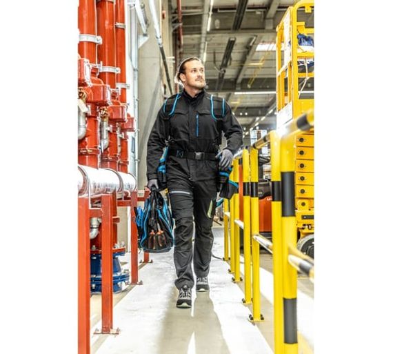 Брюки рабочие эластичные черные REETZ Högert, арт. HT5K825