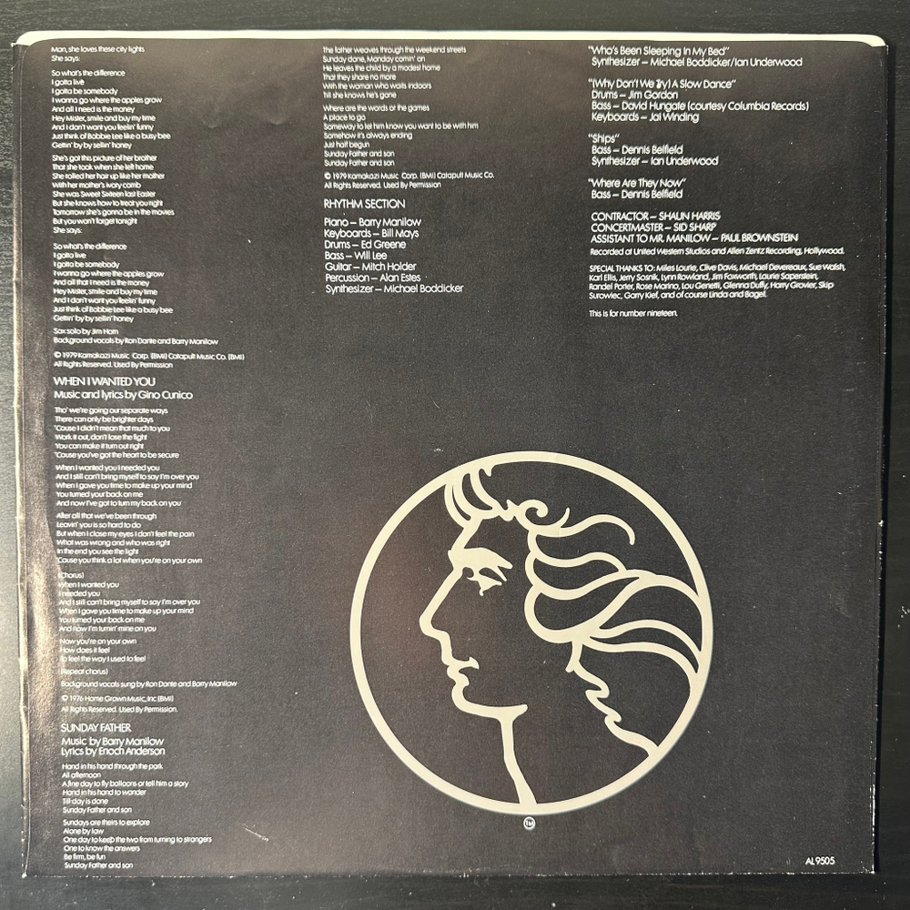 Barry Manilow ‎– One Voice (США 1979г.)