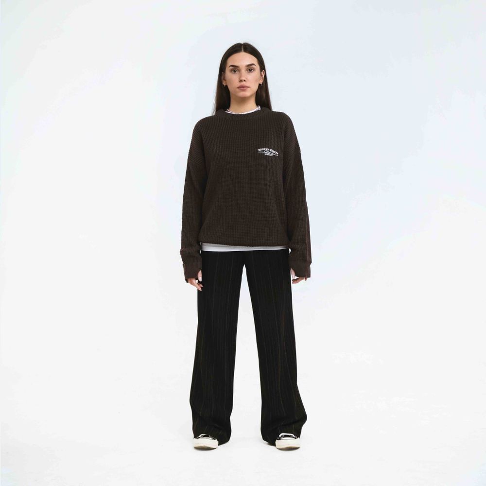 Свитер Dissident BHC коричневый