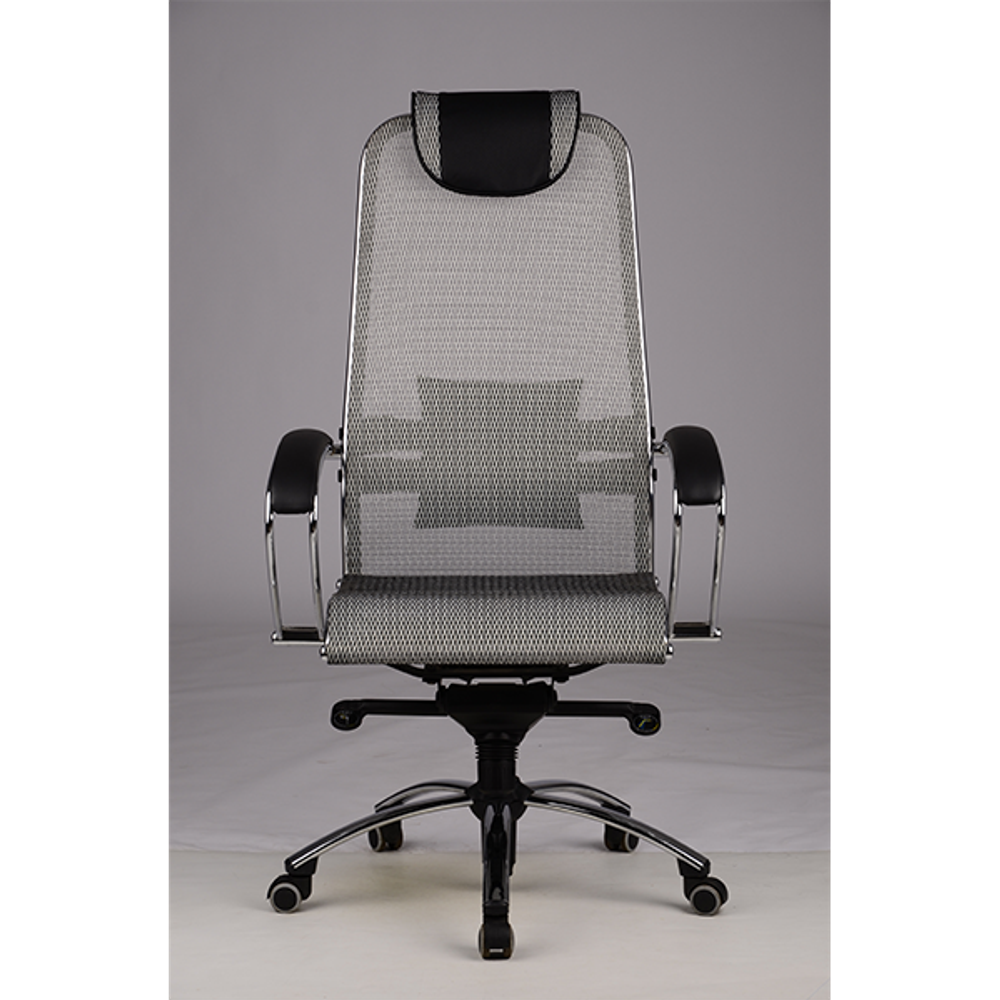 Эргономичное офисное кресло "SAMURAI S1" (серая сетка), Метта, г.Уфа