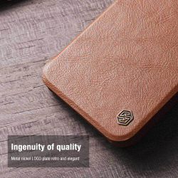 Кожаный чехол-книжка Nillkin Leather Qin для Xiaomi Redmi Note 11 Pro