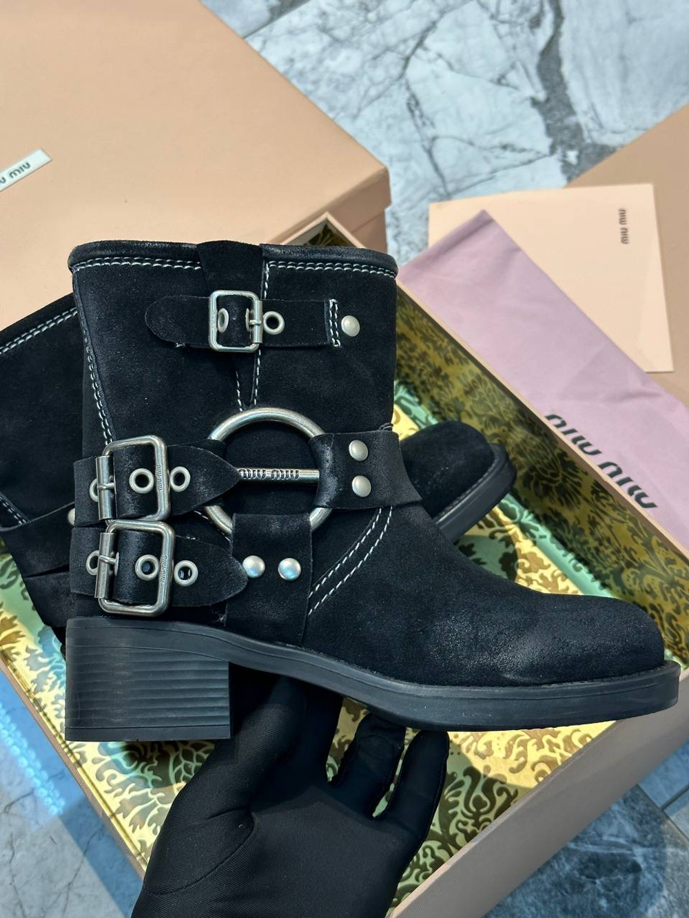 Ботинки Miu Miu