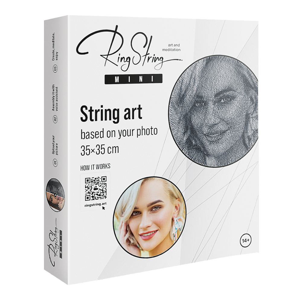 RingString Mini Картина из нитей по твоей фотографии