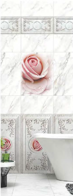 Панель ПВХ фотопечать 164 Антик вайт 2700х250 мм