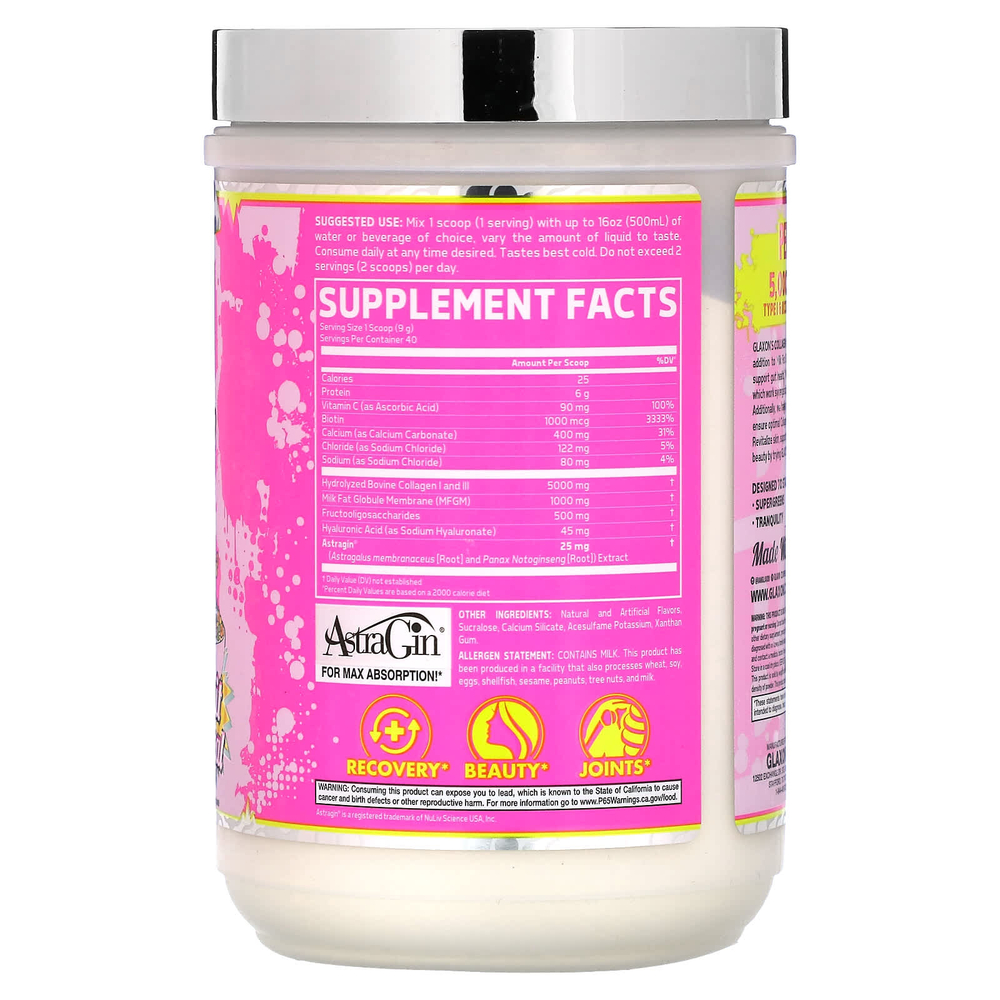 Glaxon, коллаген, фруктовые хлопья, 360 г (12,7 унции)