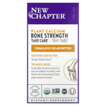 New Chapter, Bone Strength Take Care, добавка для укрепления костей с растительным кальцием, 240 вегетарианских мини-таблеток