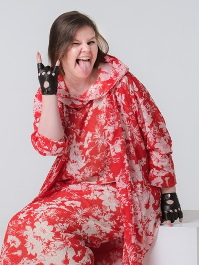 Перчатки /кожа/ Горький шоколад /