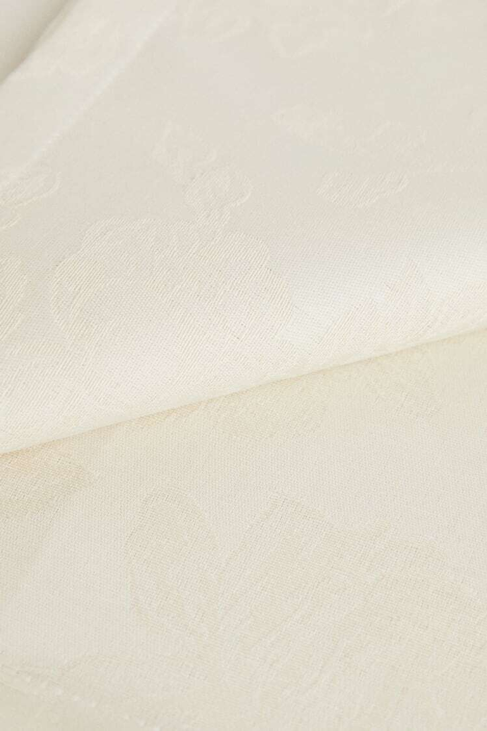 ZARA HOME ЖАККАРДОВЫЕ САЛФЕТКИ С ЦВЕТОЧНЫМ РИСУНКОМ (УПАКОВКА ИЗ 2 ШТУК),  СВЕТЛО-БЕЖЕВЫЙ