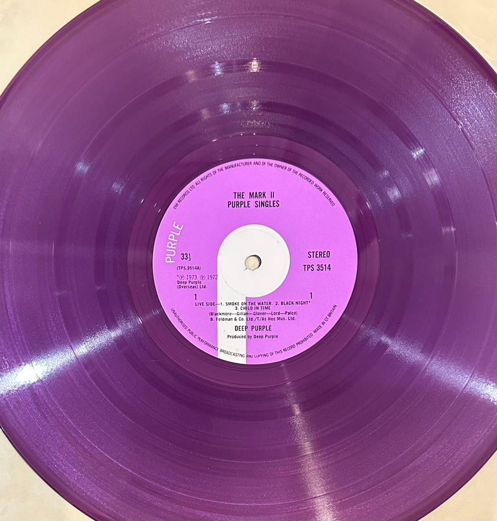 Deep Purple- The Mark II Purple Singles (Англия 1979г.) фиолетовый винил