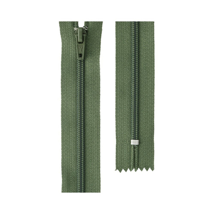 Молния Спираль н/р брючная ,16 см н/р, замок-автомат, №315 хаки