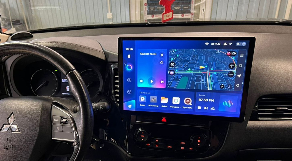 Магнитола Mitsubishi Outlander 3 2012-2022 - Parafar PF230 на Android 13, QLED 2K монитор 11" или 13", 8Гб+128Гб, CarPlay, 4G SIM-слот