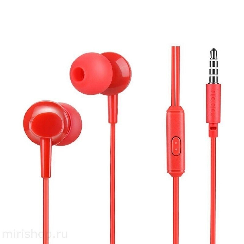 Наушники с микрофоном HOCO M14 (красный)