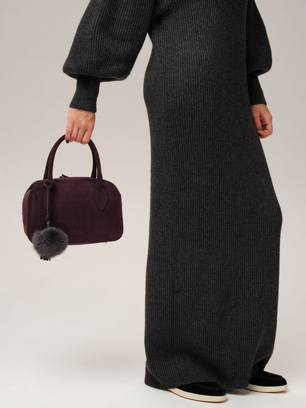 Замшевая сумка DBR 31348 сливовый