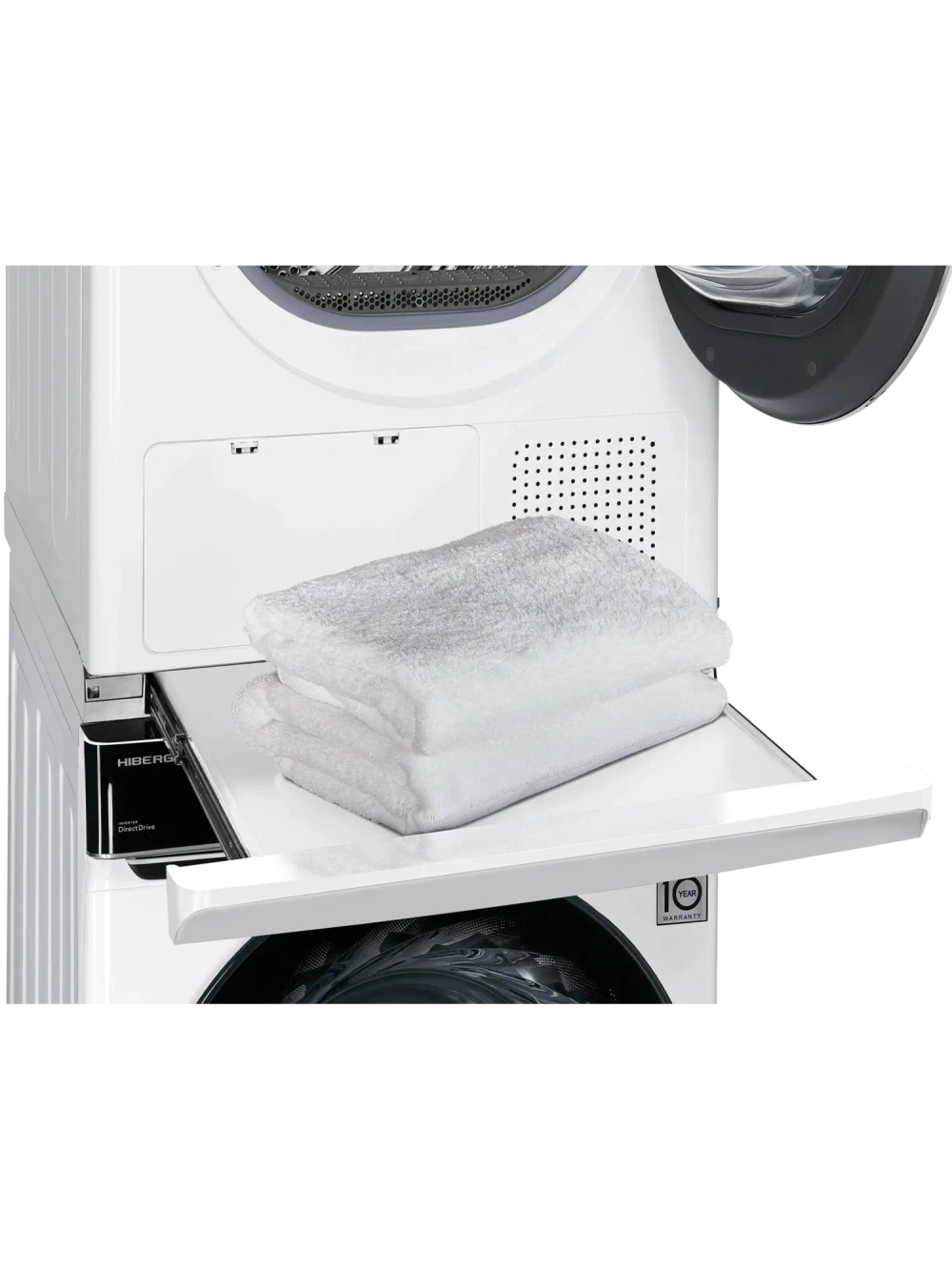 Сушильная машина Hiberg HDQ11 10 W + Стиральная машина Hiberg i-DDQ11 1014 W