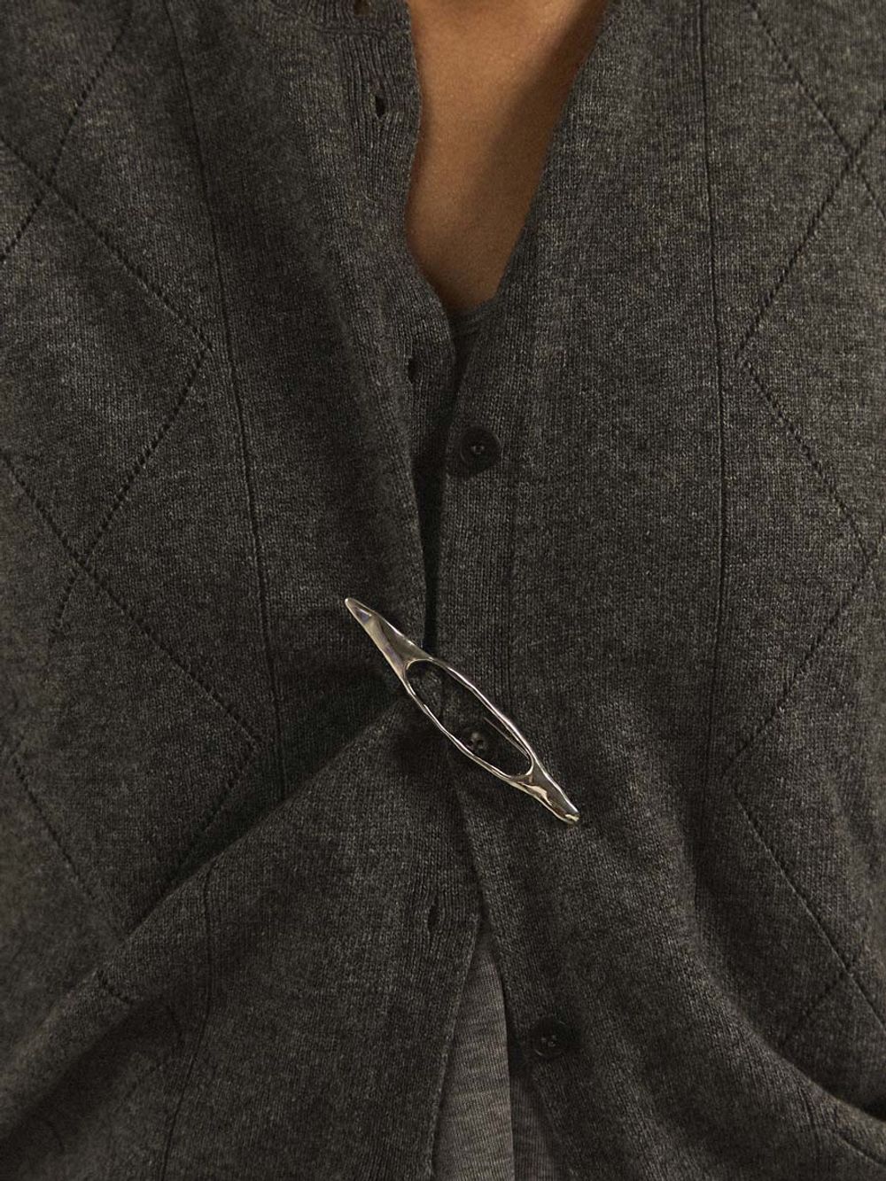 Брошь Челнок