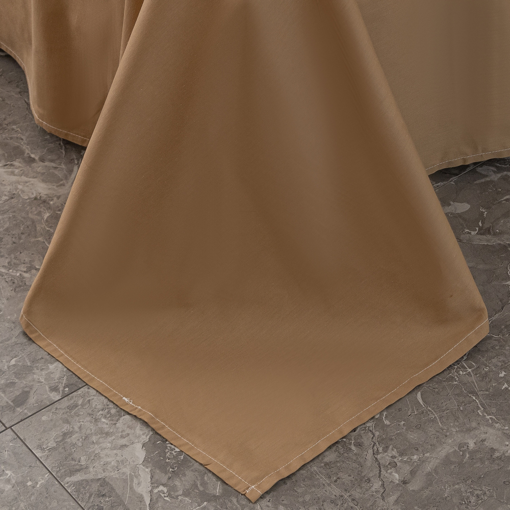 Комплект постельного белья Сатин с Одеялом 100% хлопок на резинке OBR145