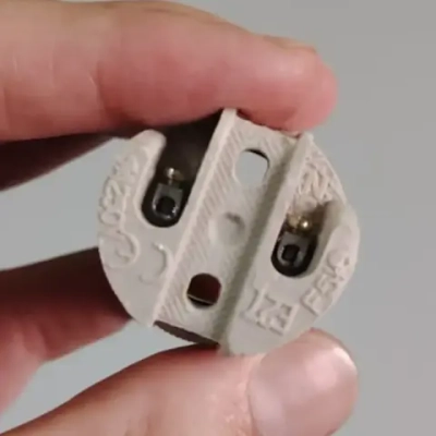 Патрон для лампы E27 керамический подвесной 10 штук Д-002