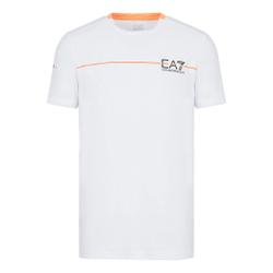 Мужское теннисное поло EA7 Men - White, Orange
