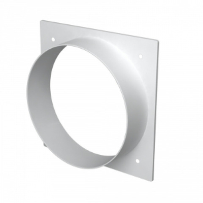 Фланец 155х155 мм квадратный на трубу 120 мм, для присоединения воздуховодов