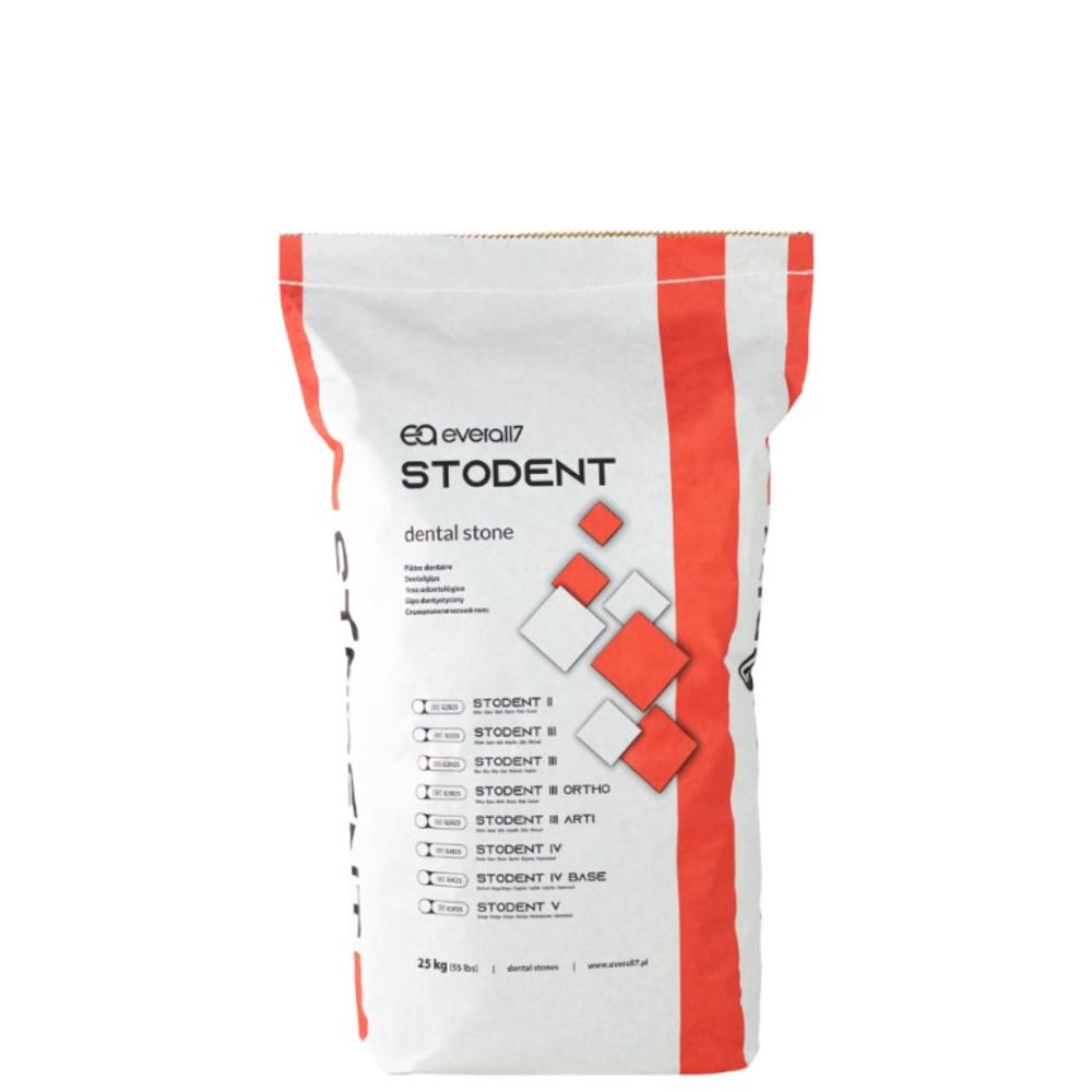 Stodent гипс (2 класс) (5 кг.) белый, зуботехнический