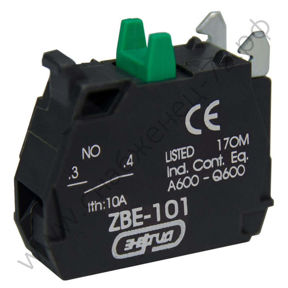 Контакты дополнительные к кнопкам и переключателям Энергия ZB