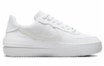 Кроссовки Nike Air Force 1 Plt.Af.Orm "Triple White" (Женская размерная сетка)