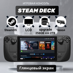 Игровая портативная консоль Valve Steam Deck 2TB (глянцевый экран) +дополнительный чехол JSAUX