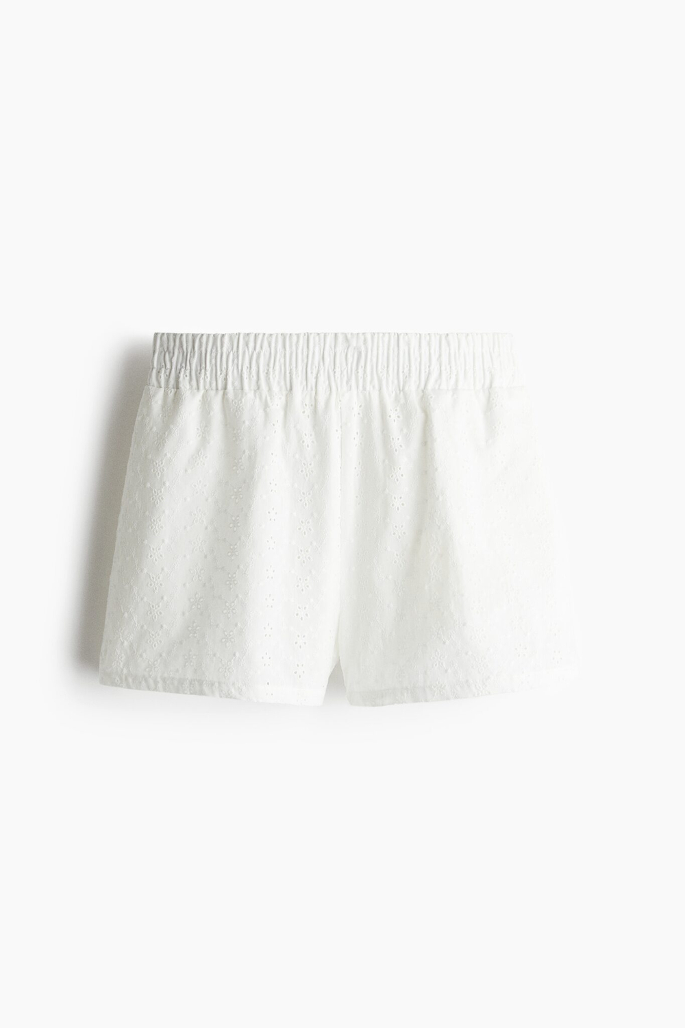 Шорты broderie anglaise с высокой талией