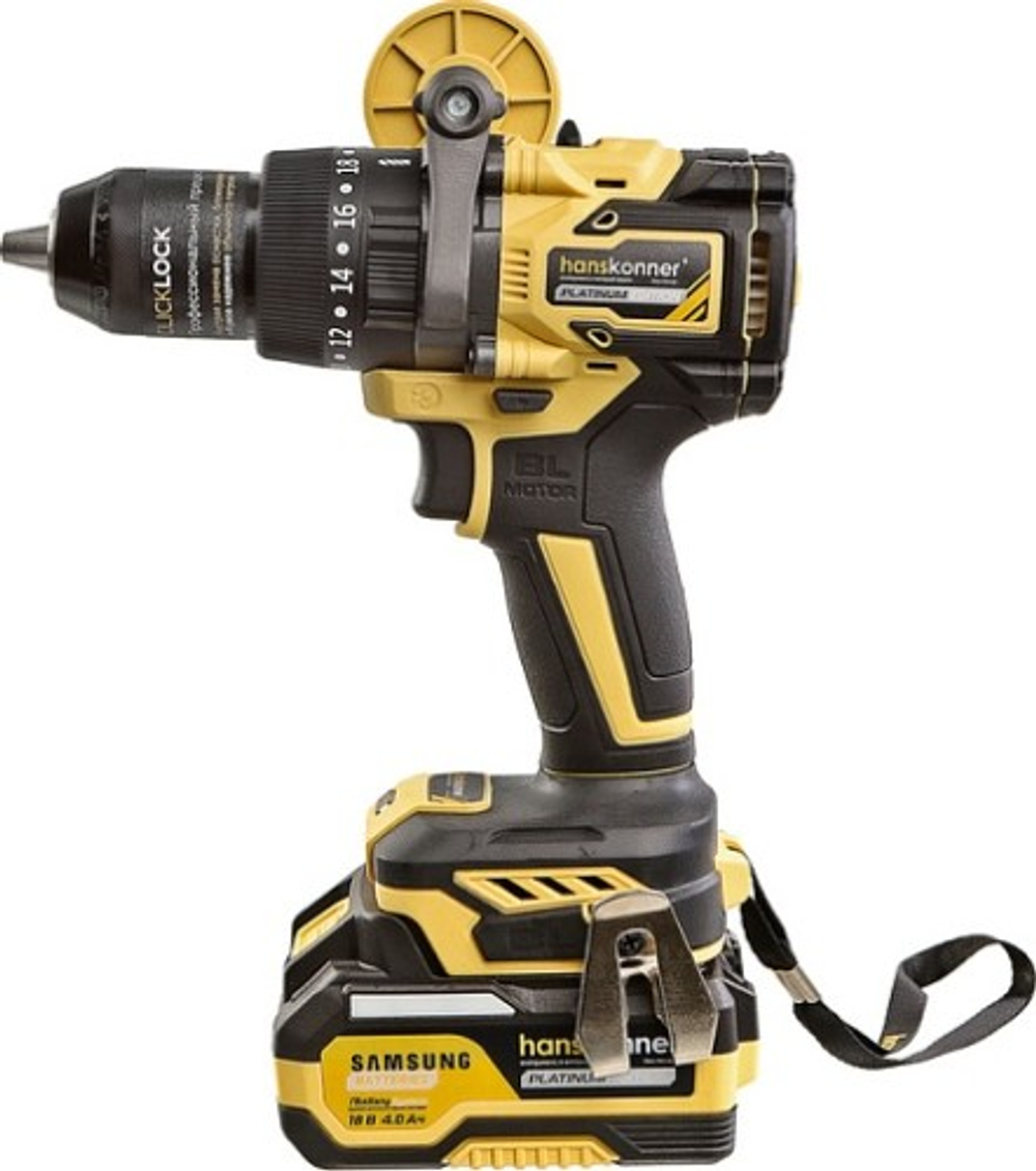 Дрель-шуруповерт аккумуляторная HANSKONNER HCD20165PRO
