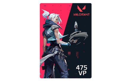 Игровая валюта Valorant: 475 VP [Цифровая версия] (для ПК, цифровой код доступа)