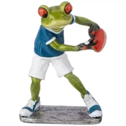 ФИГУРКА "ЛЯГУШКА" ДЕКОРАТИВНАЯ 9,5Х6,8Х14,5 СМ. 146-2106