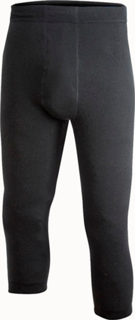Капри 3/4 Woolpower (без гульфика), плотность 200 г/м2 артикул 7332, цвет Черный