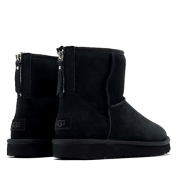 UGG Classic Mini Zip II Black (Без Камней)