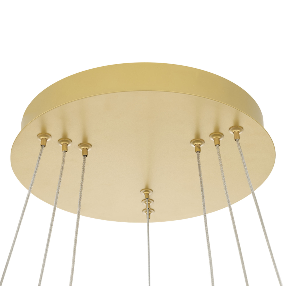 Citilux Дуэт CL719652 LED Люстра подвесная с пультом Золото