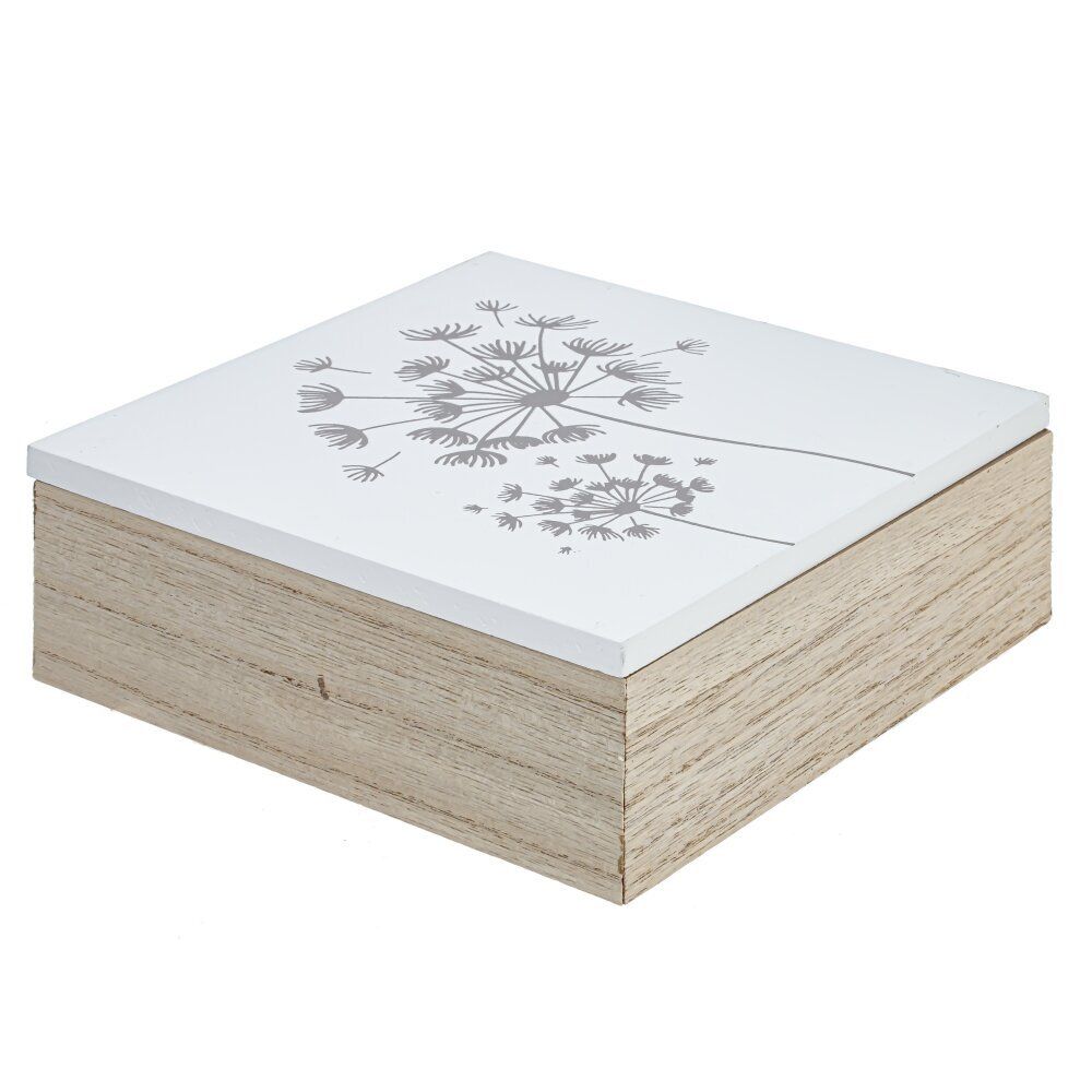 GAEM Шкатулка для чайных пакетиков, L16 W16 H5,5 см