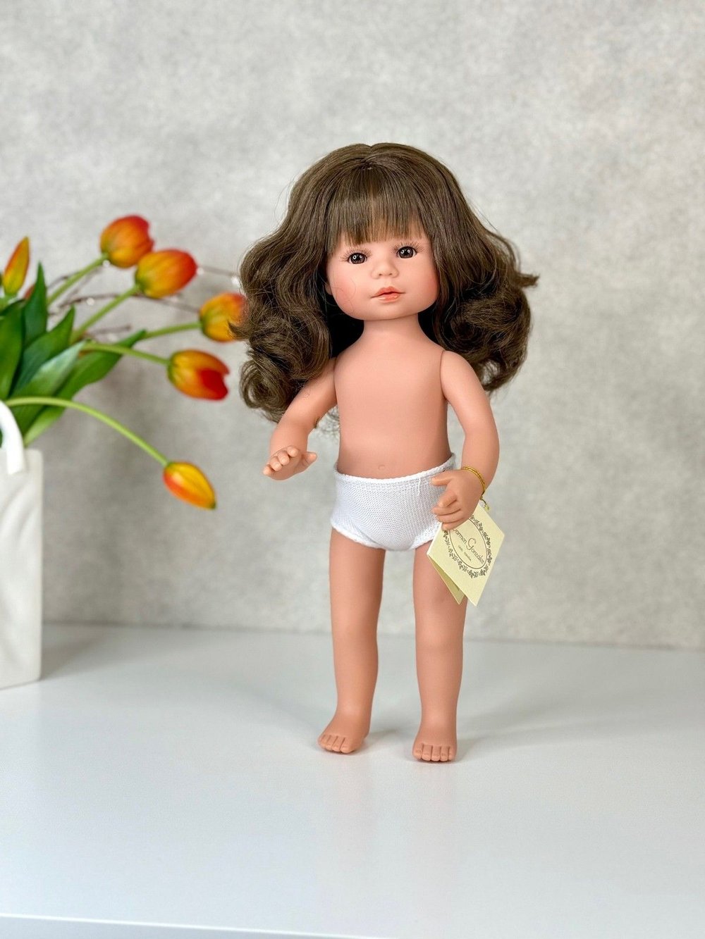 Кукла для девочки виниловая 34см Хави без одежды (022360W)
