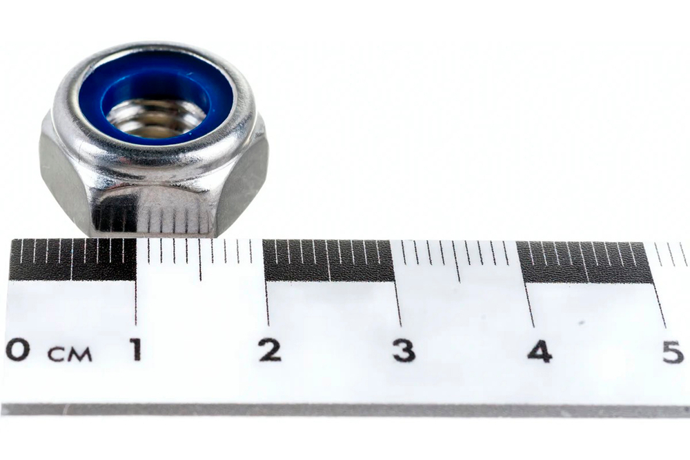 М10 Гайка со стоп. кольцом нерж. А2 DIN985 (20 шт.)